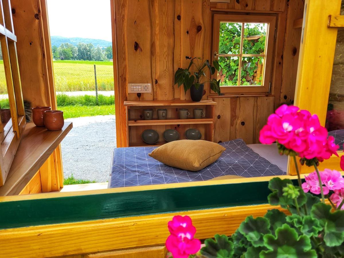 Unique Wooden Holiday House In Nature Lukovica pri Domzalah Ngoại thất bức ảnh