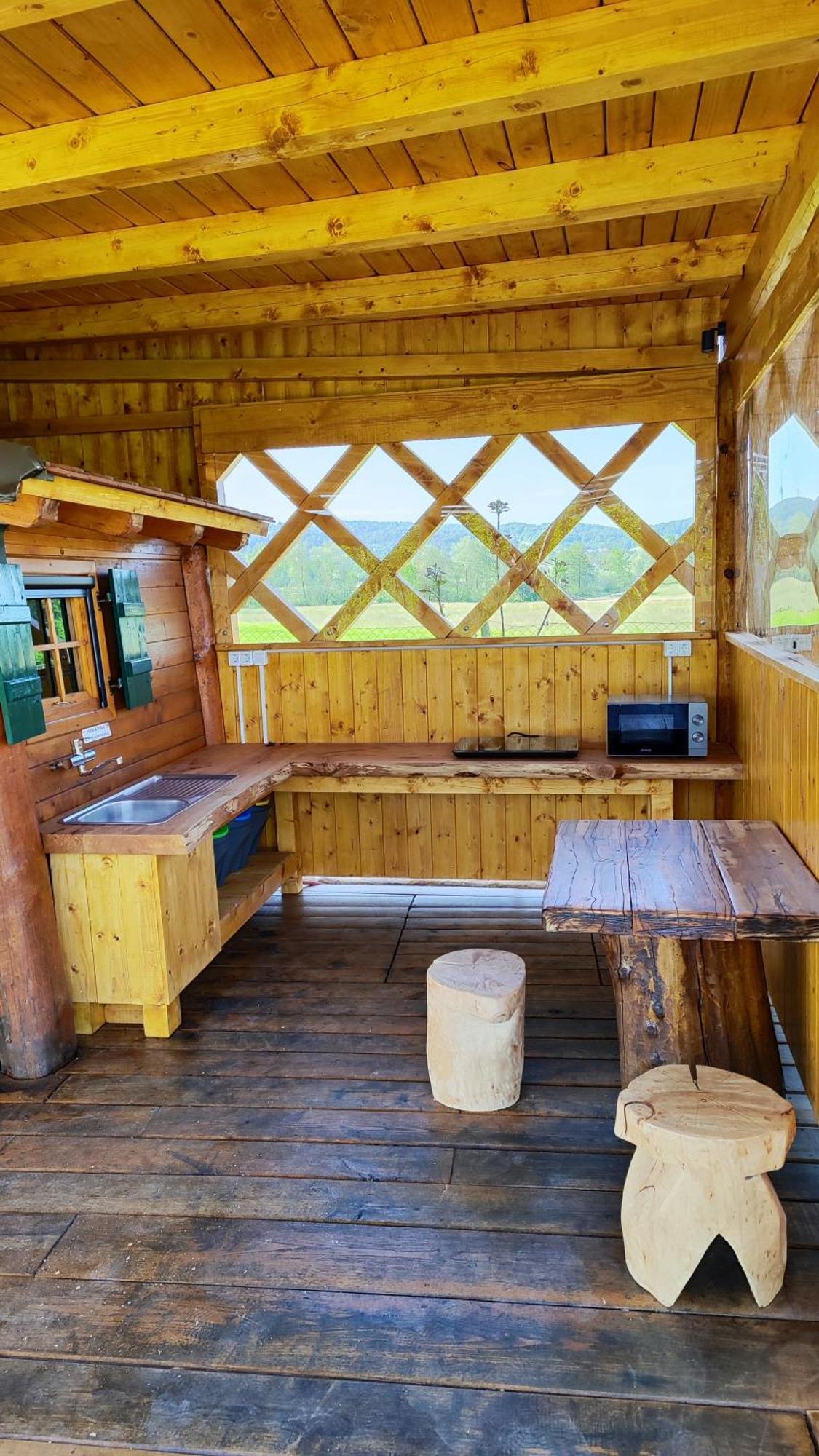 Unique Wooden Holiday House In Nature Lukovica pri Domzalah Ngoại thất bức ảnh